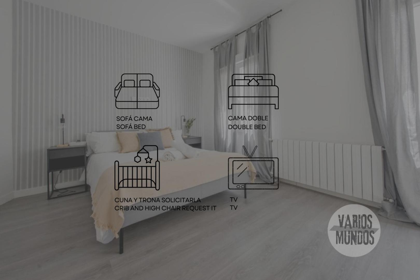 Excuisite New Apt En Gran Via Para 5Pax E2 Madrid Eksteriør bilde